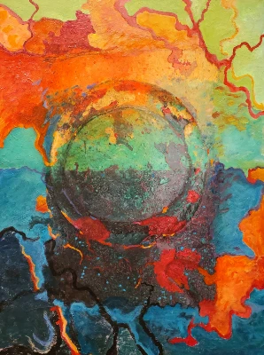 Centering Abstract artwork